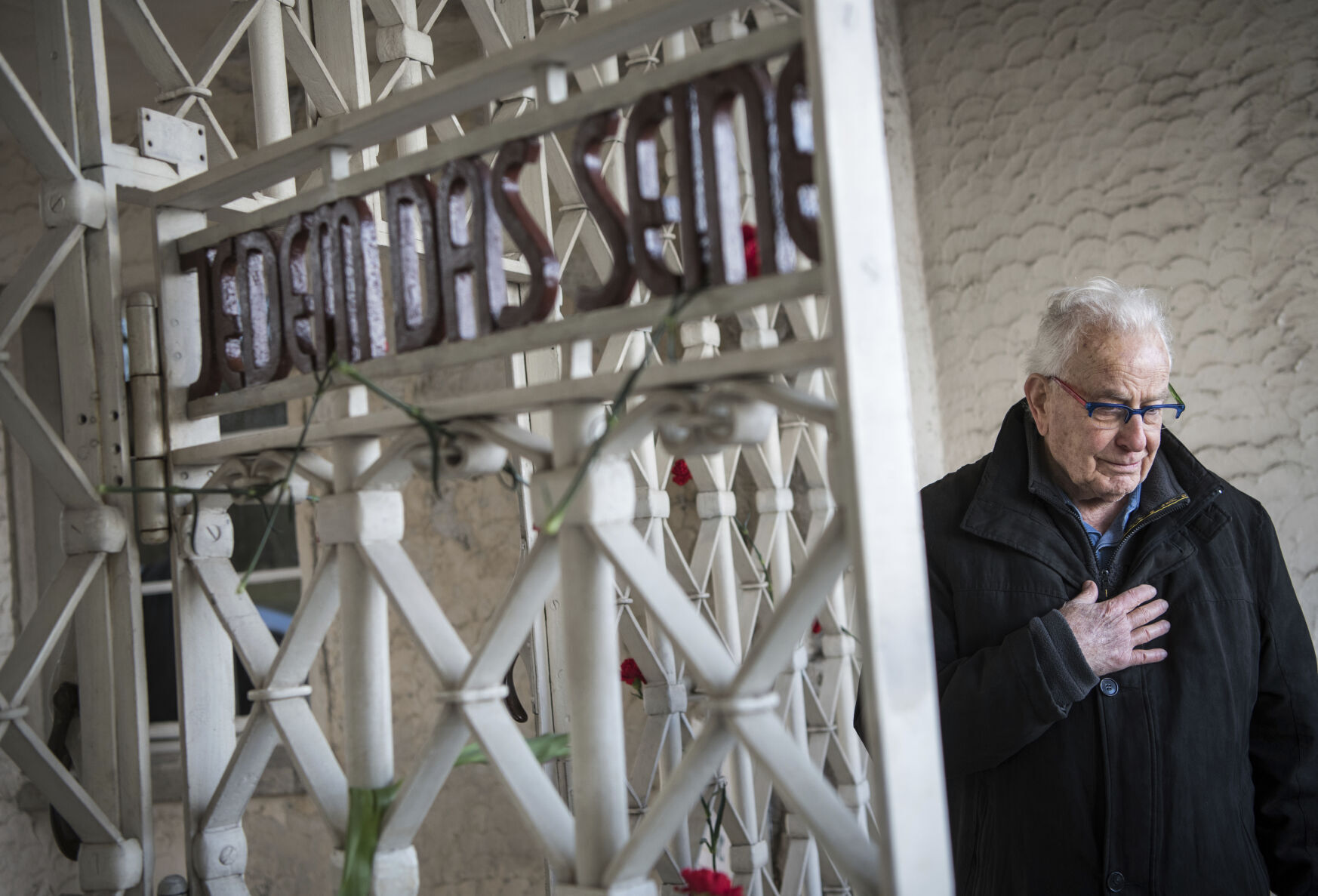 APTOPIX Germany Concentration Camp Anniversary